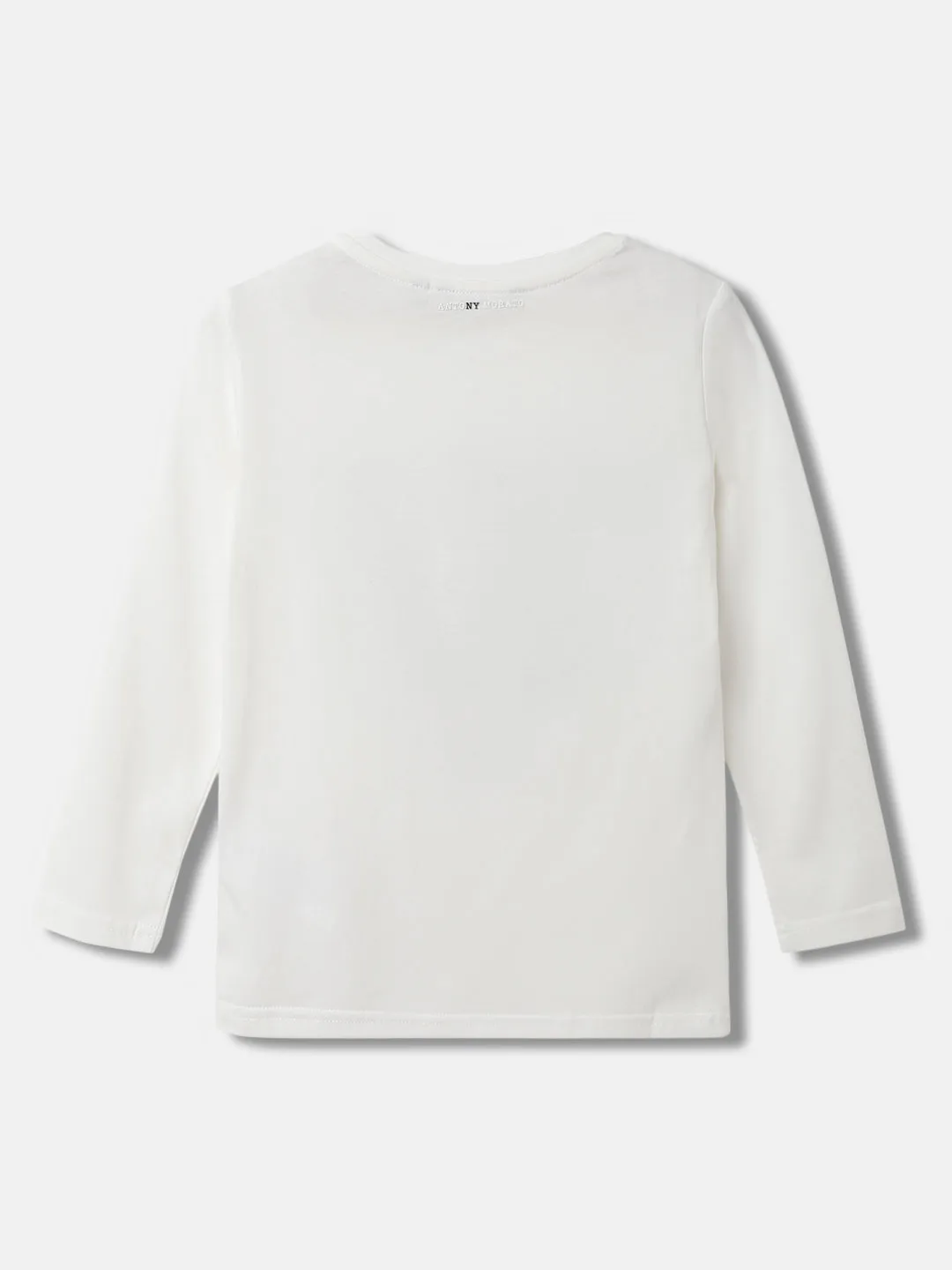 Antony Morato Kids White Fashion Printed Regular Fit T-Shirt