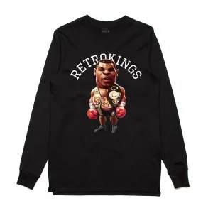 Retro Kings Iron Mike Black L/S Tee