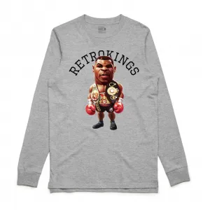 Retro Kings Iron Mike Grey L/S Tee