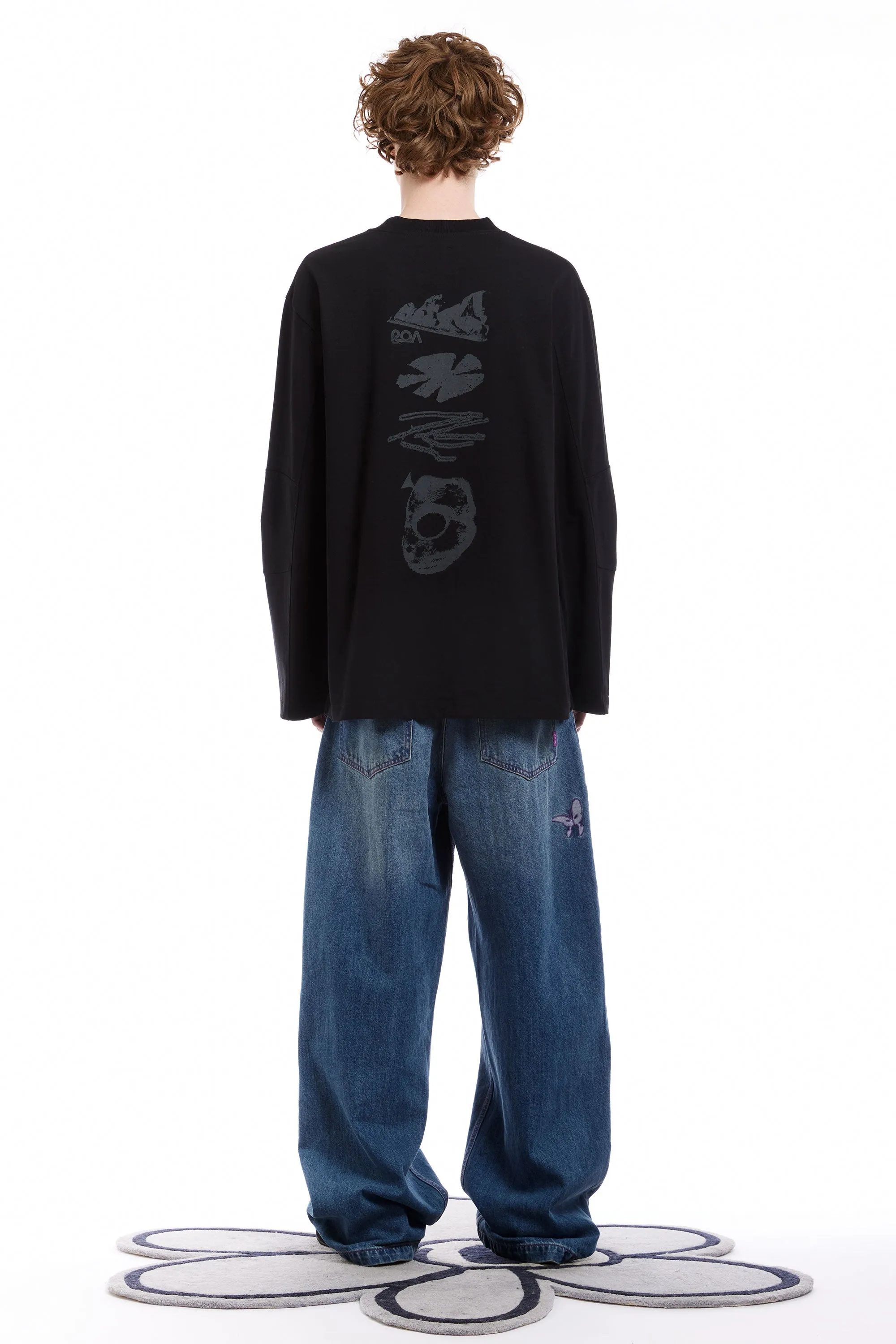 ROA - LONG SLEEVE GRAPHIC TEE BLACK