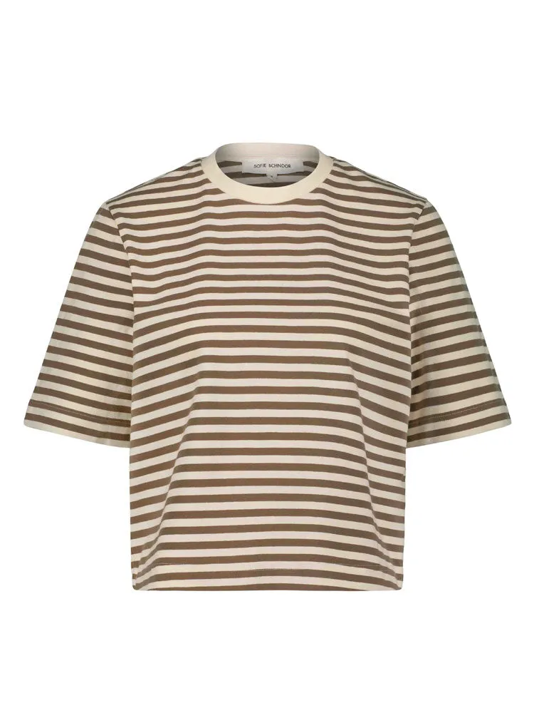 Sofie Schnoor T-Shirt Brown Striped